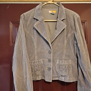 Gray Corduroy Women's Jacket